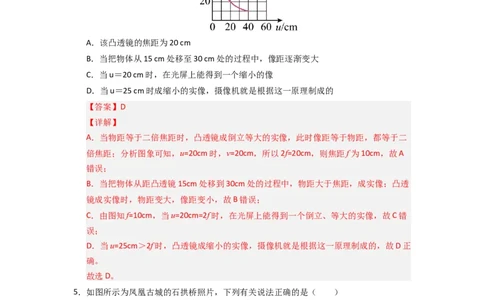 3.4~3.5透镜的应用和人眼看不见的光（专题训练）八大题型（解析版）_8上-初中物理苏科版(4)_03讲义