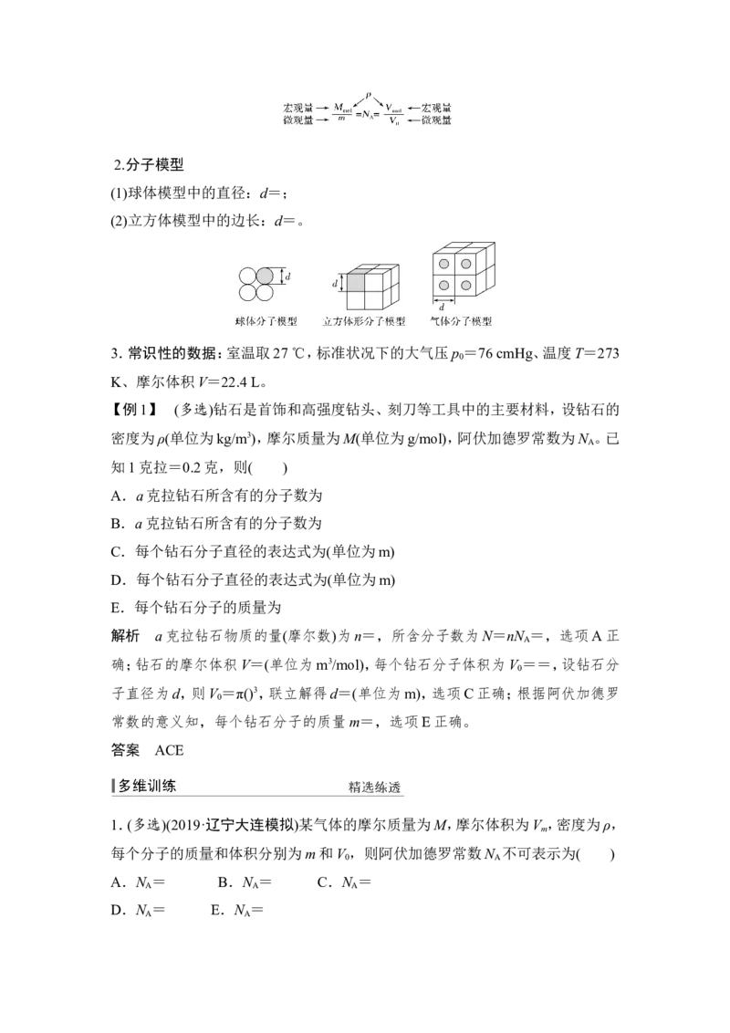 选修3-3第1讲_04高考物理_新高考复习资料_2022年新高考复习资料_高考物理2022年一轮复习各版本_1.2022年高考物理一轮复习全国通用版_2022年高考物理一轮复习讲义（全国版）