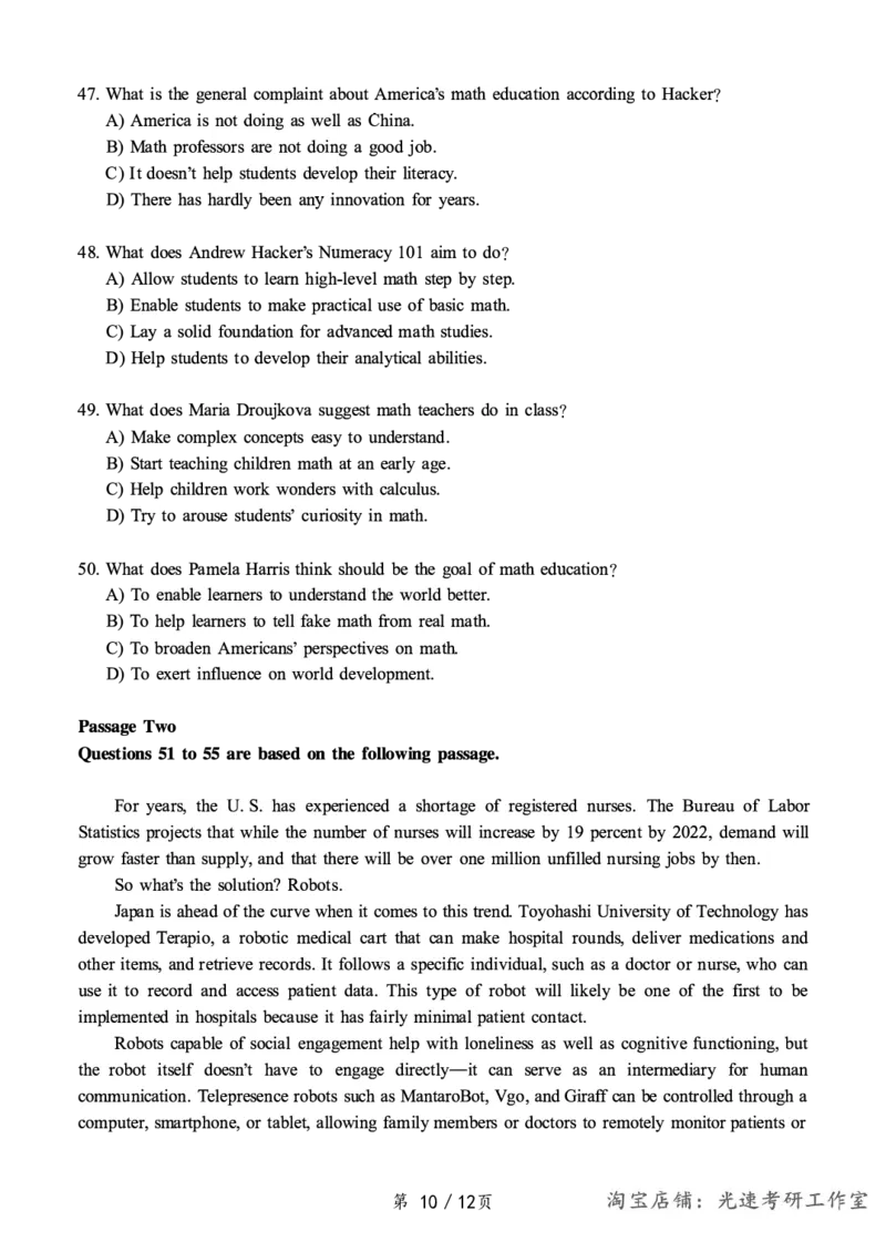 2018.12六级真题第2套可复制可搜索，打印首选_英语四六级保存避免失效_最新更新，视频都在这_2026，6月六级速转存易和谐_0、2025年12月六级_00.学丞六级全程班刘晓燕_00讲义资料