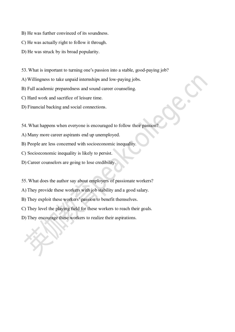 2025年6月六级真题卷一_英语四六级保存避免失效_最新更新，视频都在这_2026、6月四级速转存易和谐_新大学英语2025.6月4.6级真题_六级真题_01六级真题+答案解析+听力音频