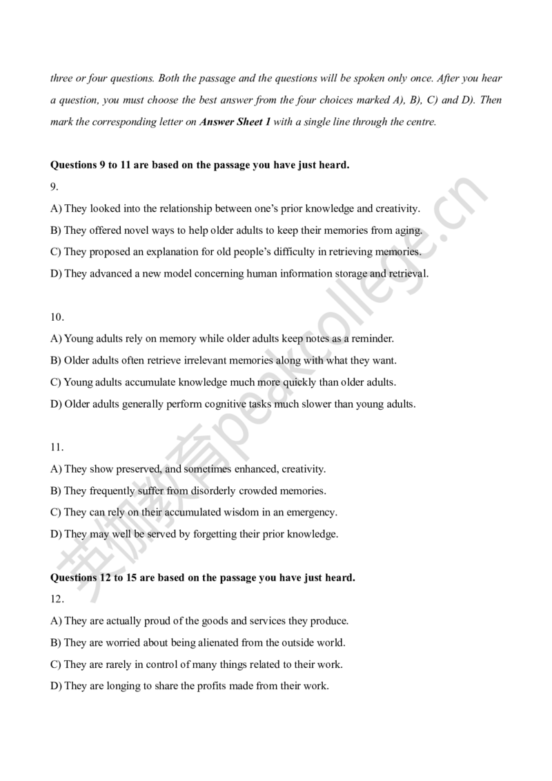 2025年6月六级真题卷一_英语四六级保存避免失效_最新更新，视频都在这_2026、6月四级速转存易和谐_新大学英语2025.6月4.6级真题_六级真题_01六级真题+答案解析+听力音频