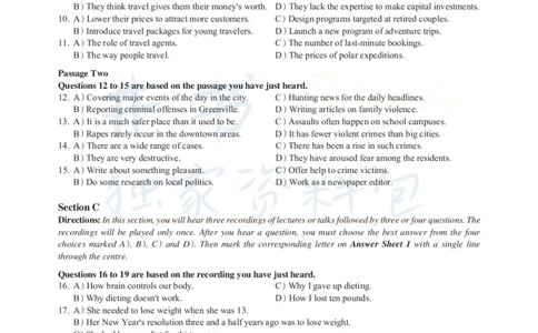 2014年12月大学英语6级真题及解析（卷二）(新题型)_英语四六级保存避免失效_最新更新，视频都在这_2026、6月四级速转存易和谐_四六级真题+资料包_六级真题_2007-2015年六级真题及答案解析