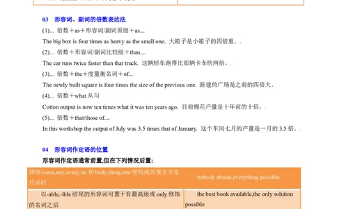 重难语法练02形容词副词、情态动词（解析版）_03高考英语_2025年新高考资料_二轮复习_2025年高考英语二轮热点题型归纳与变式演练（新高考通用）340016860_第四部分重点语法