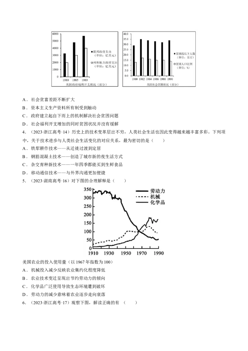 重难点16当代世界发展的特点与主要趋势（原卷版）_07高考历史_新高考复习资料_2024年新高考复习资料_专项复习资料_❤2024年高考历史热点&middot;重点&middot;难点专练（新高考专用）