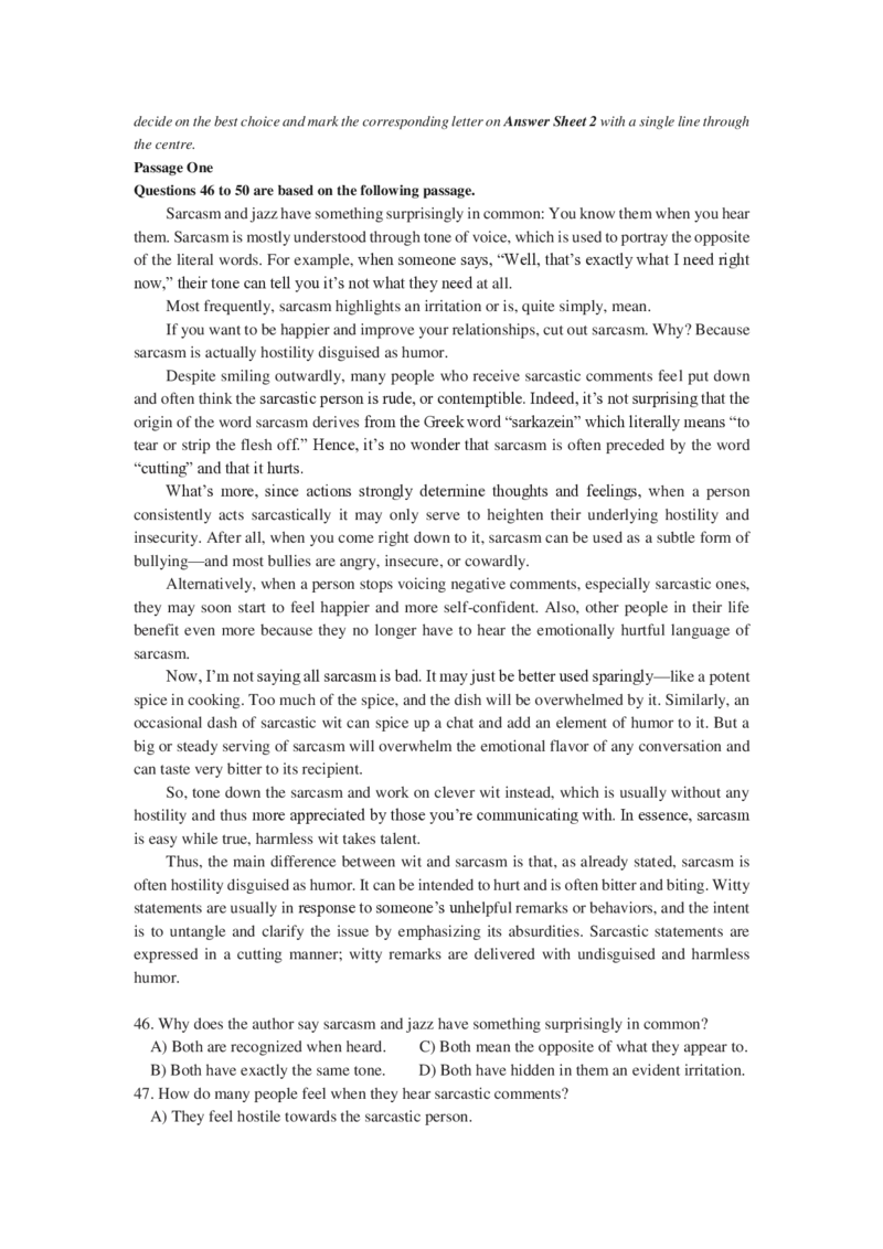 2024年06月大学英语六级考试真题（第3套）_英语四六级保存避免失效_最新更新，视频都在这_2026、6月四级速转存易和谐_新大学英语2025.6月4.6级真题_六级真题_2024年6月六级真题和答案
