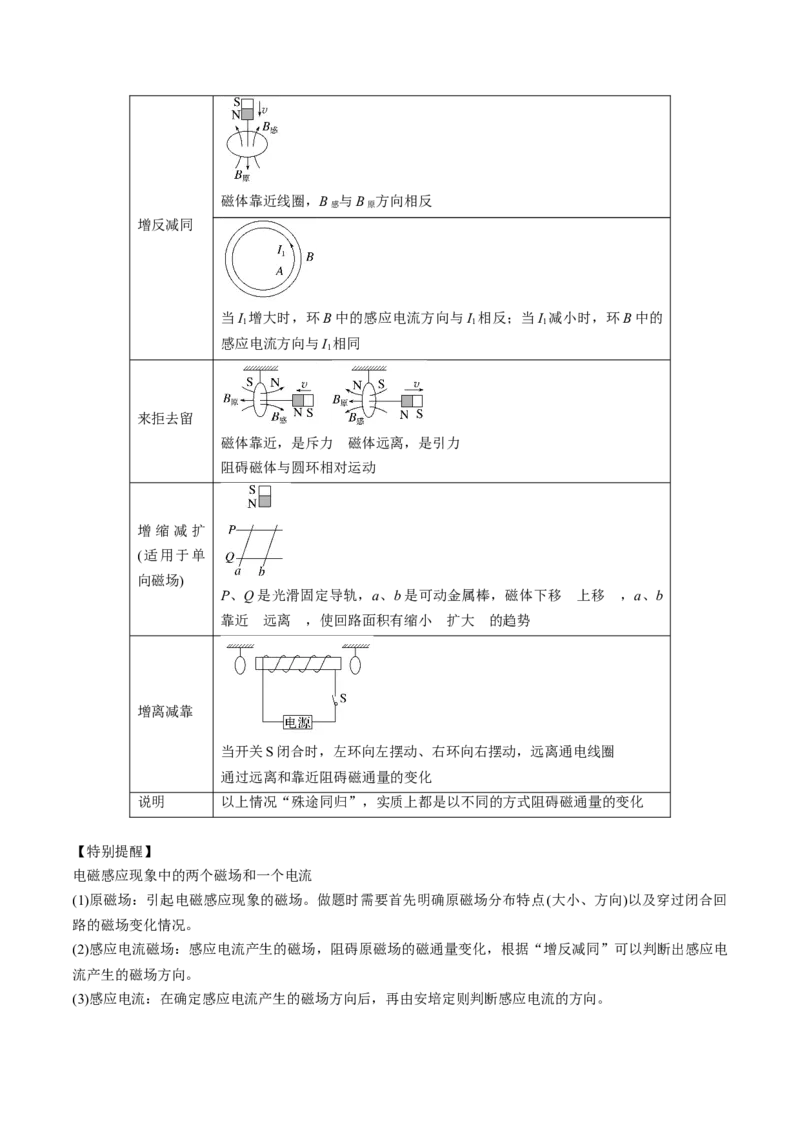 考点48电磁感应现象楞次定律（原卷版）_04高考物理_通用版（老高考）复习资料_2024年复习资料_完备战2024年高考物理一轮复习考点帮（全国通用）