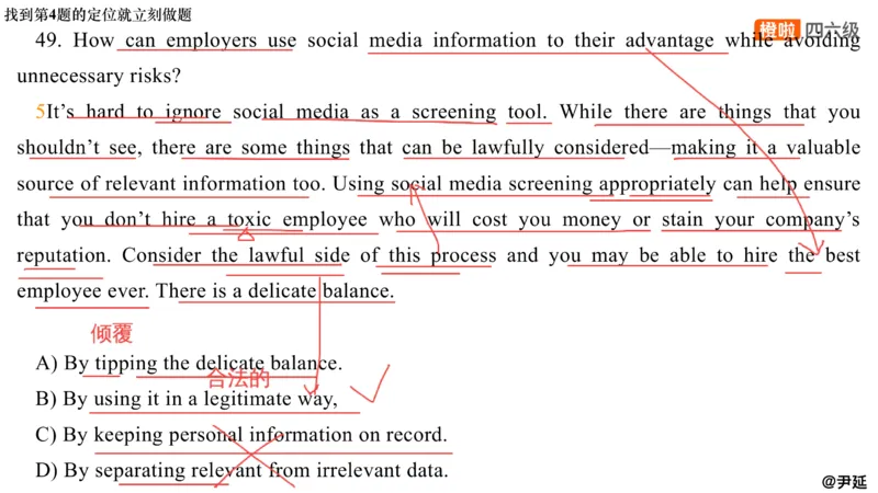 12.阅读精讲精练12_英语四六级保存避免失效_最新更新，视频都在这_2026，6月六级速转存易和谐_0、2025年12月六级_06.橙啦六级全程班石雷鹏_03.真题技巧+专项带练_03.阅读精讲精练
