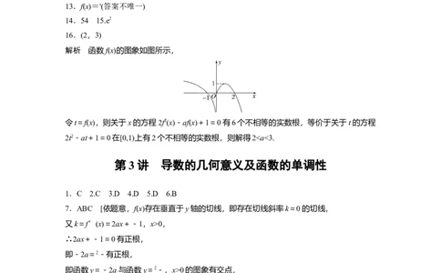 二轮专题强化练答案精析_新高考复习资料_2023年新高考资料_二轮复习_2023年高考数学二轮复习讲义+课件（新高考版）_2023年高考数学二轮复习讲义（新高考版）_学生版_学生用书Word版文档