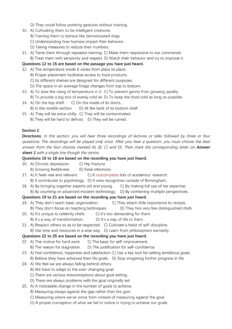 25年6月六级真题（第二套）_英语四六级保存避免失效_最新更新，视频都在这_2026、6月四级速转存易和谐_新大学英语2025.6月4.6级真题_六级真题_01六级真题+答案解析+听力音频