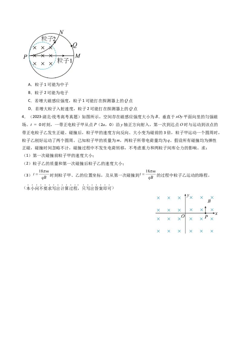 考点46磁场对运动电荷的作用（核心考点精讲+分层精练）原卷版_04高考物理_新高考复习资料_2024新高考复习资料_一轮复习资料_完备战2024年高考物理一轮复习考点帮（新高考专用）