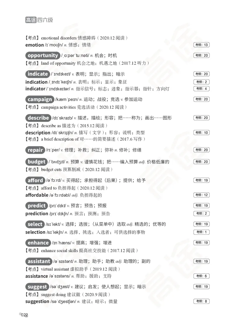 (2.5)-四级词汇讲义_英语四六级保存避免失效_最新更新，视频都在这_2026、6月四级速转存易和谐_1、2025年6月四级_02.2026四级英语高途唐静_四级秋季全程Standard班_{2}--资料