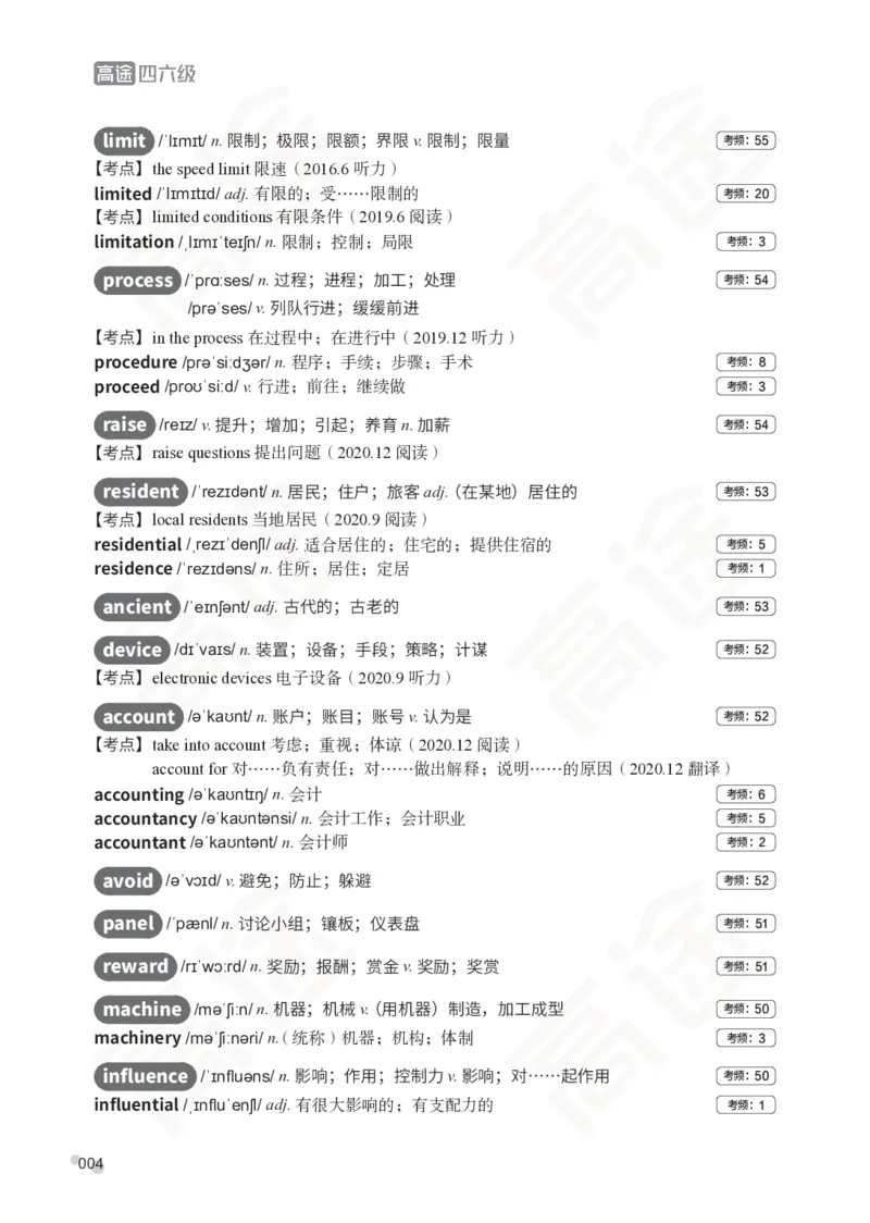 (2.5)-四级词汇讲义_英语四六级保存避免失效_最新更新，视频都在这_2026、6月四级速转存易和谐_1、2025年6月四级_02.2026四级英语高途唐静_四级秋季全程Standard班_{2}--资料
