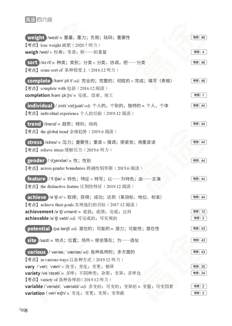 (2.5)-四级词汇讲义_英语四六级保存避免失效_最新更新，视频都在这_2026、6月四级速转存易和谐_1、2025年6月四级_02.2026四级英语高途唐静_四级秋季全程Standard班_{2}--资料