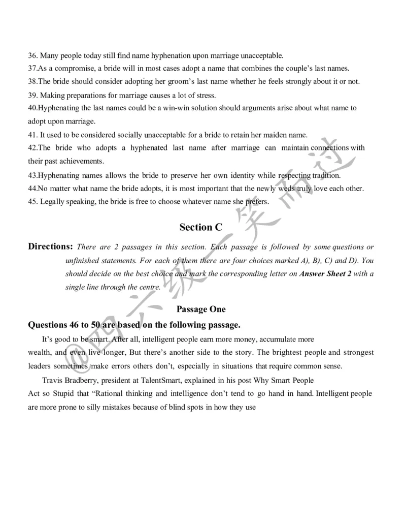 23年3月四级真题new(1)_英语四六级保存避免失效_最新更新，视频都在这_2026、6月四级速转存易和谐_0、2025年12月四级_04.笑过四级全程班周思成_00.讲义_四级真题_2023年四级真题