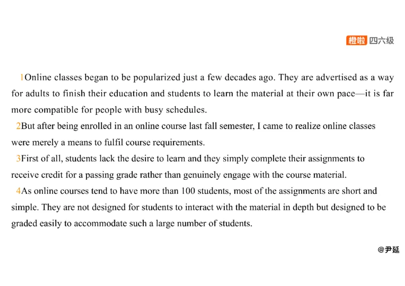 05.阅读精讲精练5_英语四六级保存避免失效_最新更新，视频都在这_2026、6月四级速转存易和谐_0、2025年12月四级_06.橙啦四级全程班石雷鹏_03.解题技巧+专项带练_03.阅读精讲精练_资料