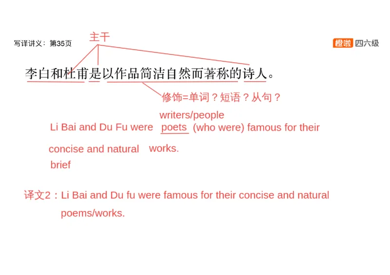 02.翻译精讲2_英语四六级保存避免失效_最新更新，视频都在这_2026，6月六级速转存易和谐_0、2025年12月六级_06.橙啦六级全程班石雷鹏_03.真题技巧+专项带练_06.翻译精讲_资料