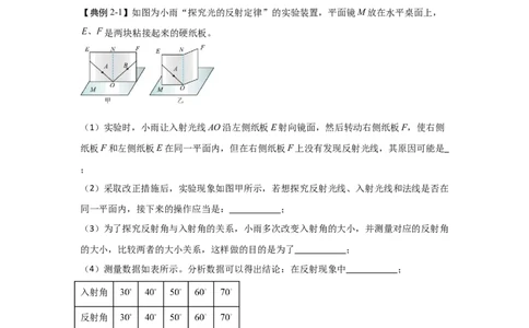 2.4光的反射（知识解读）（原卷版）_8上-初中物理苏科版(4)_03讲义