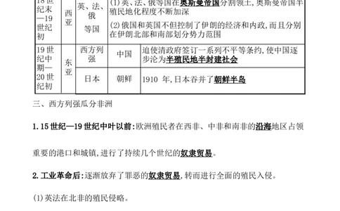 课题38资本主义世界殖民体系的形成教案_07高考历史_新高考复习资料_2022年新高考复习资料_2022届一轮复习讲练结合7.11更新_系列1_第十六单元世界殖民体系与亚非拉民族独立运动