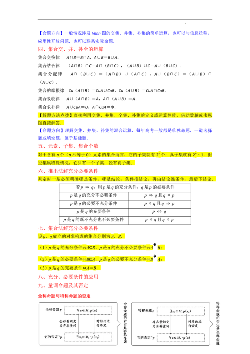 重难点01集合与常用逻辑用语（9种解题模型）（解析版）_02高考数学_新高考复习资料_2024年新高考资料_一轮复习资料_一轮复习讲义2024年高考数学复习全程规划（新高考）_重难点精讲