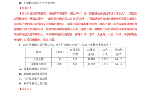 课时09列强侵略的不断加剧和国家出路的探索-2022年高考历史一轮复习小题多维练（新高考版）（解析版）_07高考历史_新高考复习资料_2022年新高考复习资料