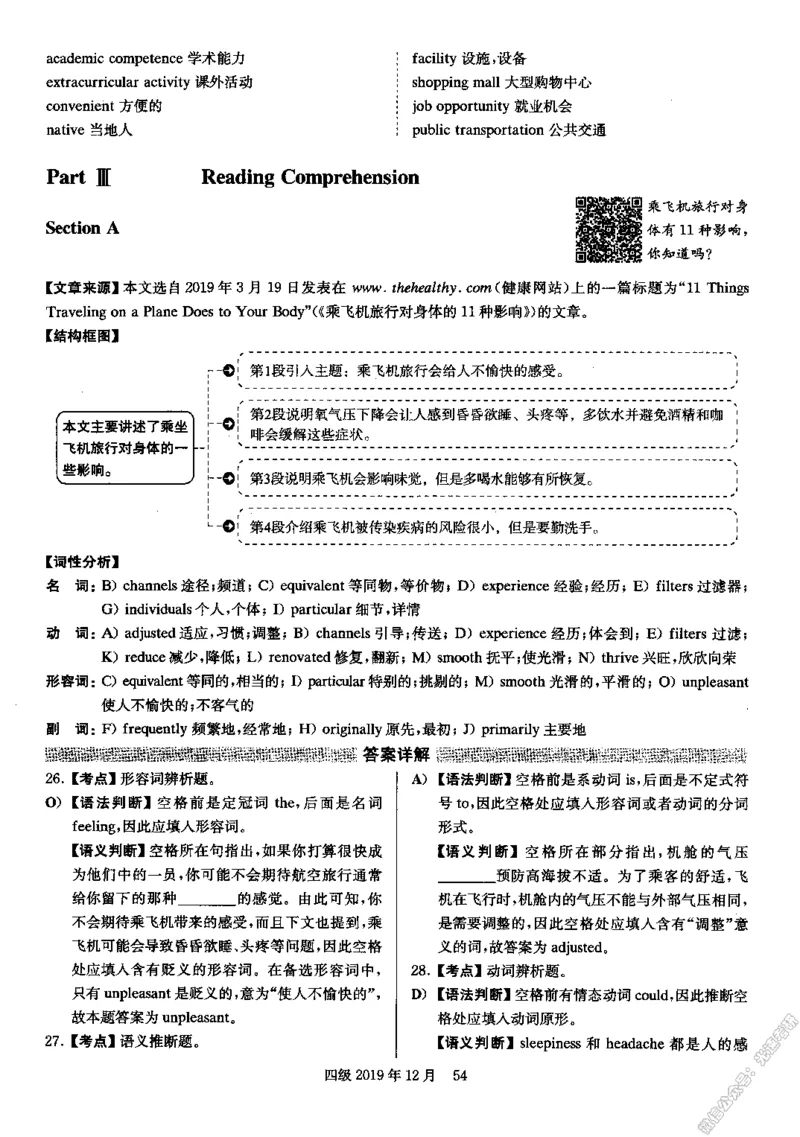 2019.12英语四级解析第3套_英语四六级保存避免失效_最新更新，视频都在这_2026，6月六级速转存易和谐_0、2025年12月六级_00.学丞六级全程班刘晓燕_00讲义资料_四六级历年真题汇总(1)