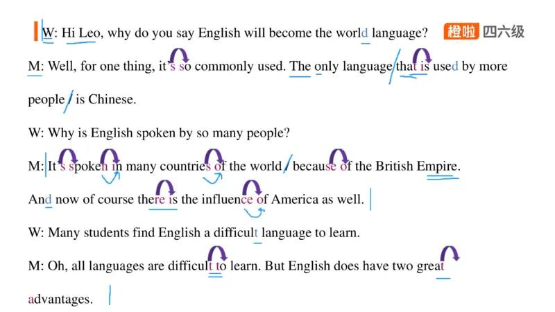 01.口语-必备语音现象_英语四六级保存避免失效_最新更新，视频都在这_2026、6月四级速转存易和谐_0、2025年12月四级_06.橙啦四级全程班石雷鹏_03.解题技巧+专项带练_08.口语_资料