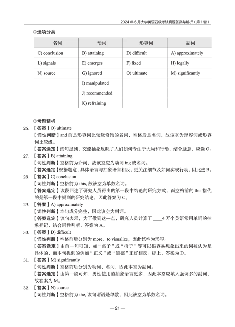 2024年6月四级真题+解析第1套_英语四六级保存避免失效_最新更新，视频都在这_2026、6月四级速转存易和谐_0、2025年12月四级_04.笑过四级全程班周思成_00.讲义_四级真题