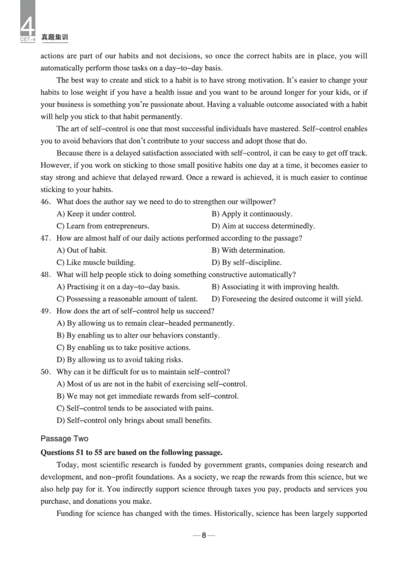2024年6月四级真题+解析第1套_英语四六级保存避免失效_最新更新，视频都在这_2026、6月四级速转存易和谐_0、2025年12月四级_04.笑过四级全程班周思成_00.讲义_四级真题