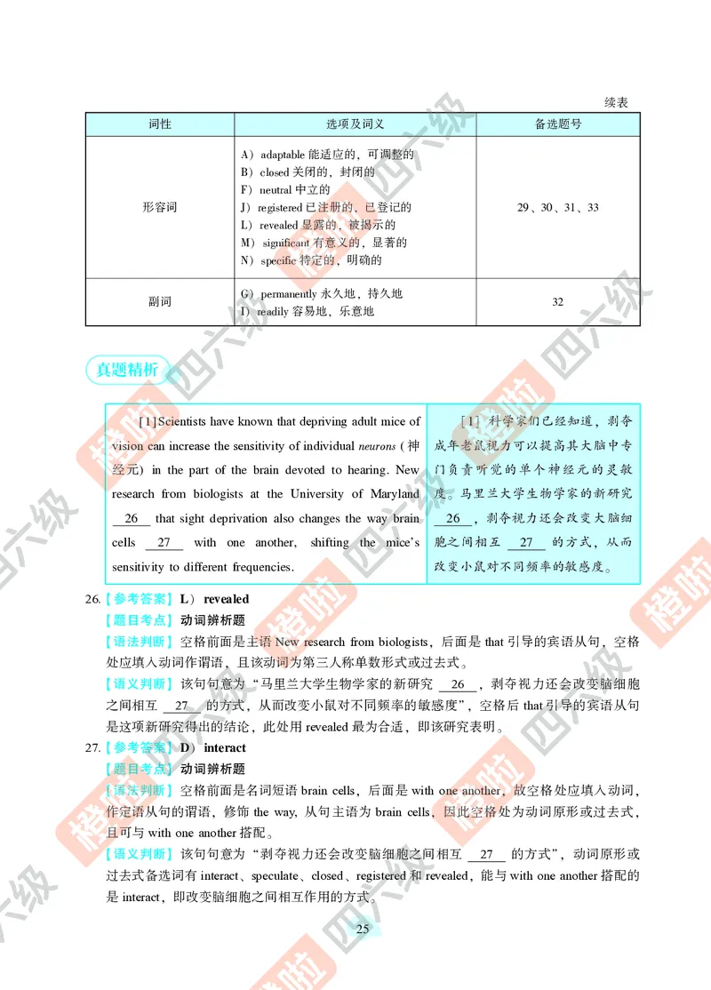 04.2024年12月四级（第二套）-解析6-12_英语四六级保存避免失效_最新更新，视频都在这_2026、6月四级速转存易和谐_0、2025年12月四级_06.橙啦四级全程班石雷鹏_00.讲义_真题_24年12月