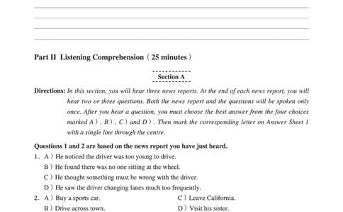 2023年12月四级真题第1套(1)_英语四六级保存避免失效_最新更新，视频都在这_2026、6月四级速转存易和谐_0、2025年12月四级_04.笑过四级全程班周思成_00.讲义_四级真题_2023年四级真题