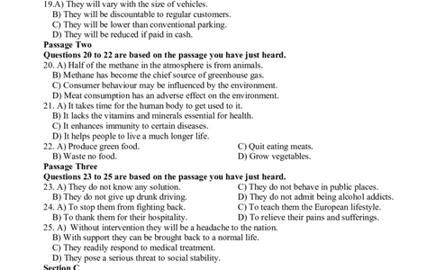 2013年6月六级考试听力真题（二）_英语四六级保存避免失效_最新更新，视频都在这_2026、6月四级速转存易和谐_新大学英语2025.6月4.6级真题_六级真题_六级听力专项_2010-2015_2013.06六级