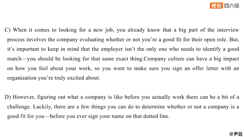 14.匹配题精讲精练2_英语四六级保存避免失效_最新更新，视频都在这_2026、6月四级速转存易和谐_0、2025年12月四级_06.橙啦四级全程班石雷鹏_03.解题技巧+专项带练_03.阅读精讲精练