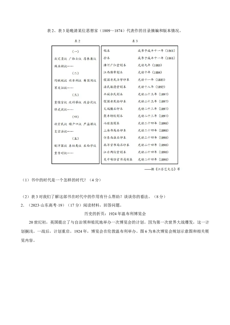 重难点25新高考情景类和史学类材料题答题技巧（原卷版）_07高考历史_新高考复习资料_2024年新高考复习资料_专项复习资料_❤2024年高考历史热点&middot;重点&middot;难点专练（新高考专用）
