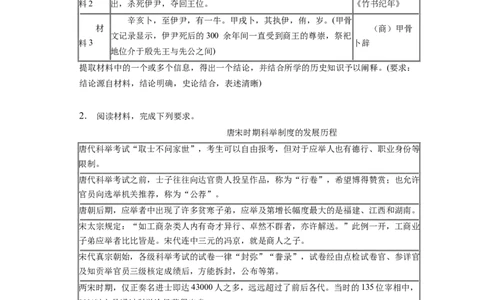 题型10开放探究型试题专项训练--2024届高三统编版历史一轮复习_07高考历史_新高考复习资料_2024年新高考复习资料_一轮复习资料_2024届高三统编版历史一轮复习特色题型专项训练