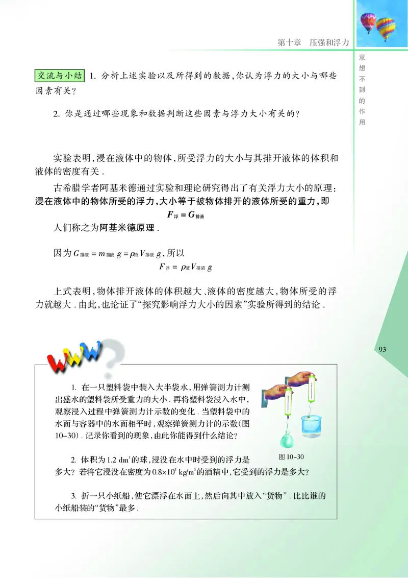 义务教育教科书&middot;物理八年级下册_8下-初中物理苏科版(4)_赠送：旧版资料（和新版好多一样，仍具有很大参考价值）_06电子课本