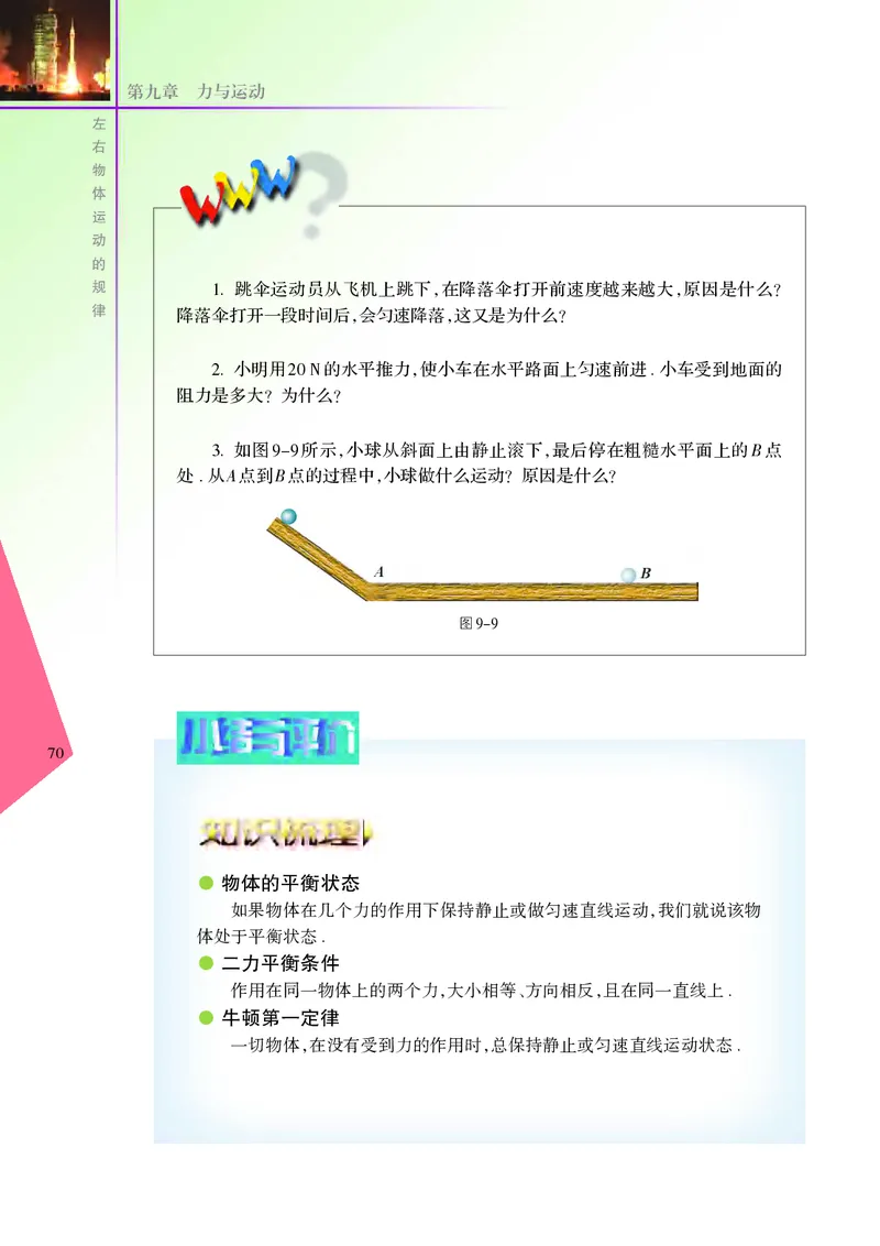 义务教育教科书&middot;物理八年级下册_8下-初中物理苏科版(4)_赠送：旧版资料（和新版好多一样，仍具有很大参考价值）_06电子课本