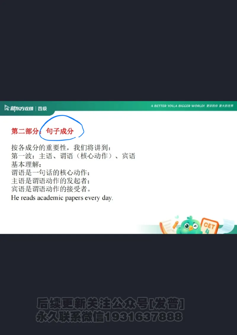 四级语法1课件批注版_1736753889732_英语四六级保存避免失效_最新更新，视频都在这_2026、6月四级速转存易和谐_1、2025年6月四级_04.2026四级英语新东方_电子资料_四级核心技巧讲解