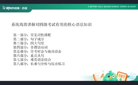 四级语法1课件批注版_1736753889732_英语四六级保存避免失效_最新更新，视频都在这_2026、6月四级速转存易和谐_1、2025年6月四级_04.2026四级英语新东方_电子资料_四级核心技巧讲解