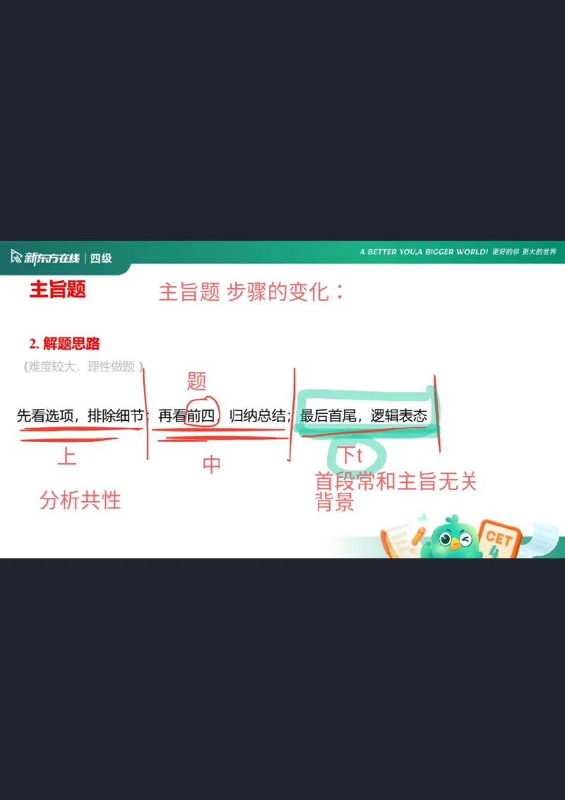 四级阅读第6课笔记_1759232323418_英语四六级保存避免失效_最新更新，视频都在这_2026、6月四级速转存易和谐_0、2025年12月四级_07.东方四级全程班陈志超_00.讲义_四级核心技巧讲解