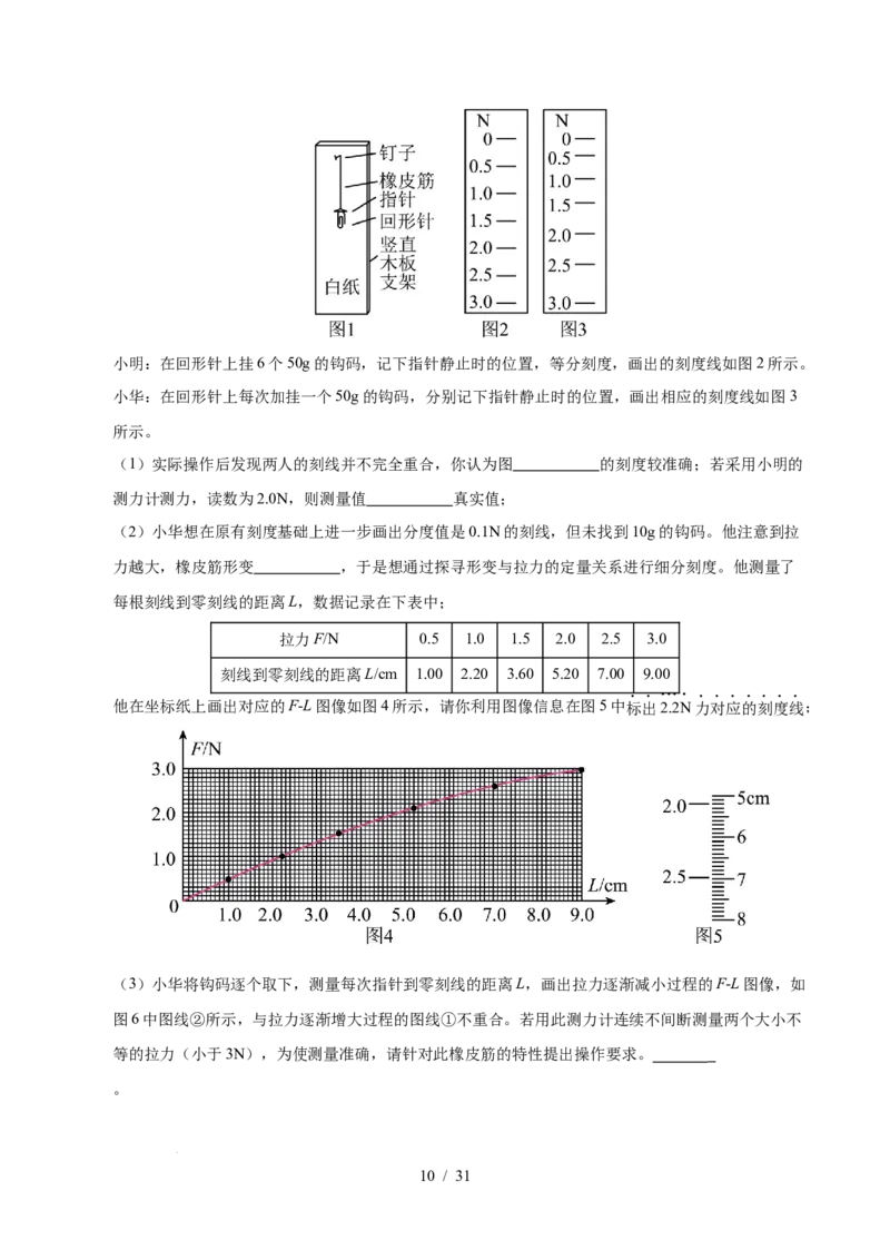 第7章力B卷专项卷（易错训练83题7大考点）（原卷版）(1)_8下-初中物理苏科版(4)_02习题试卷_单元测试_第1套