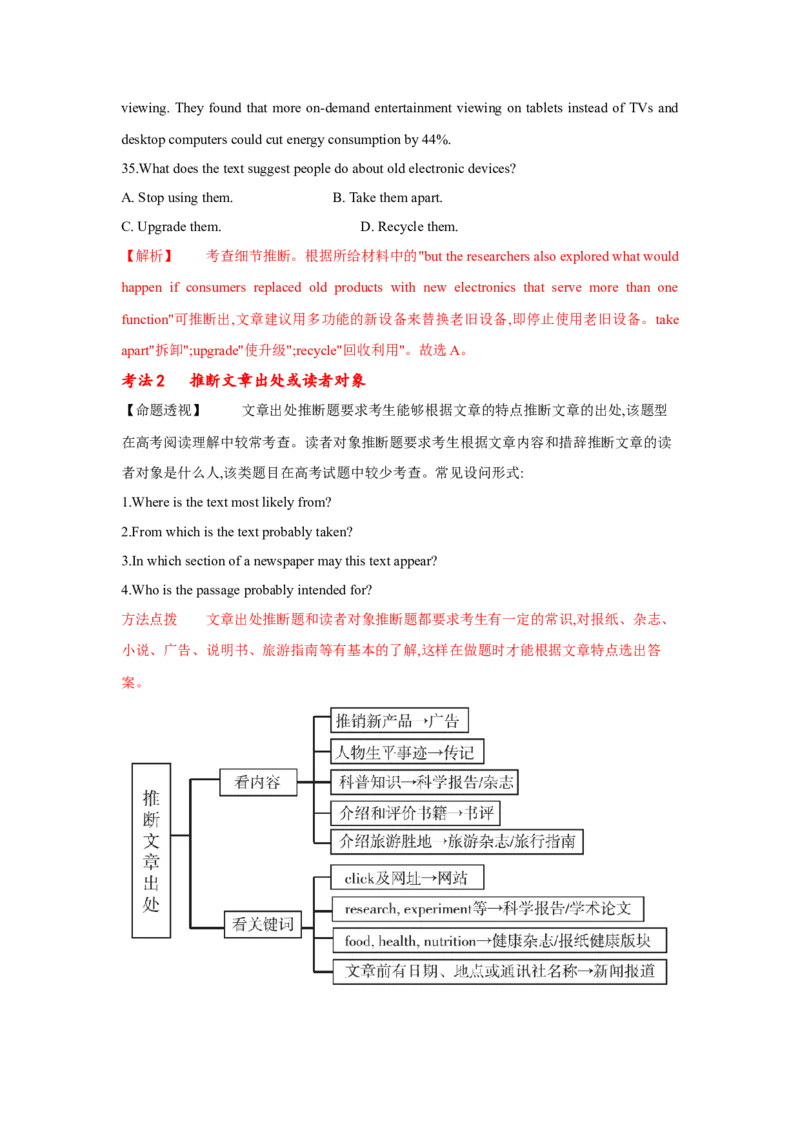 题型一阅读理解（3推理判断题）（通用版）（解析版）_03高考英语_通用版（老高考）复习资料_2023年复习资料_二轮复习