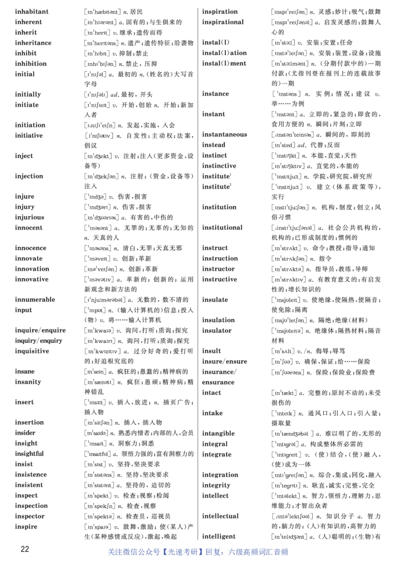 六级高频词汇（带音频）正序版_英语四六级保存避免失效_最新更新，视频都在这_2026、6月四级速转存易和谐_0、2025年12月四级_00.学丞四级全程班刘晓燕_00讲义资料