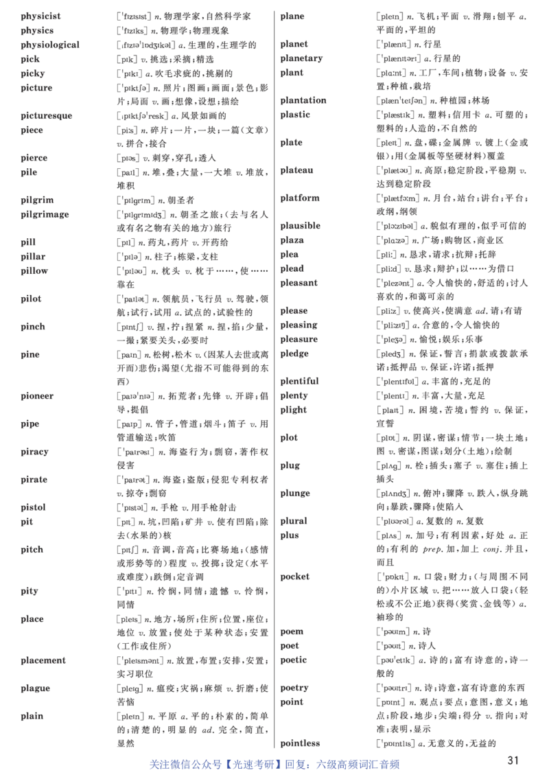 六级高频词汇（带音频）正序版_英语四六级保存避免失效_最新更新，视频都在这_2026、6月四级速转存易和谐_0、2025年12月四级_00.学丞四级全程班刘晓燕_00讲义资料