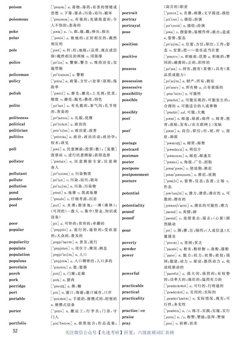六级高频词汇（带音频）正序版_英语四六级保存避免失效_最新更新，视频都在这_2026、6月四级速转存易和谐_0、2025年12月四级_00.学丞四级全程班刘晓燕_00讲义资料