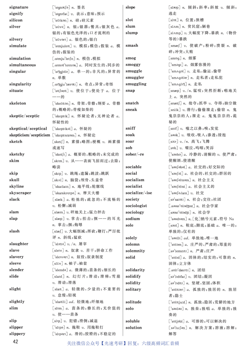 六级高频词汇（带音频）正序版_英语四六级保存避免失效_最新更新，视频都在这_2026、6月四级速转存易和谐_0、2025年12月四级_00.学丞四级全程班刘晓燕_00讲义资料