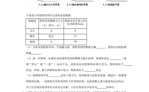赠送：第8章力与运动（易错50题15大考点）（学生版）-八年级物理下册同步精品讲义（苏科版2025）_8下-初中物理苏科版(4)_06讲义_学生版文件夹（题目不含答案或解析）目录与教师版一致