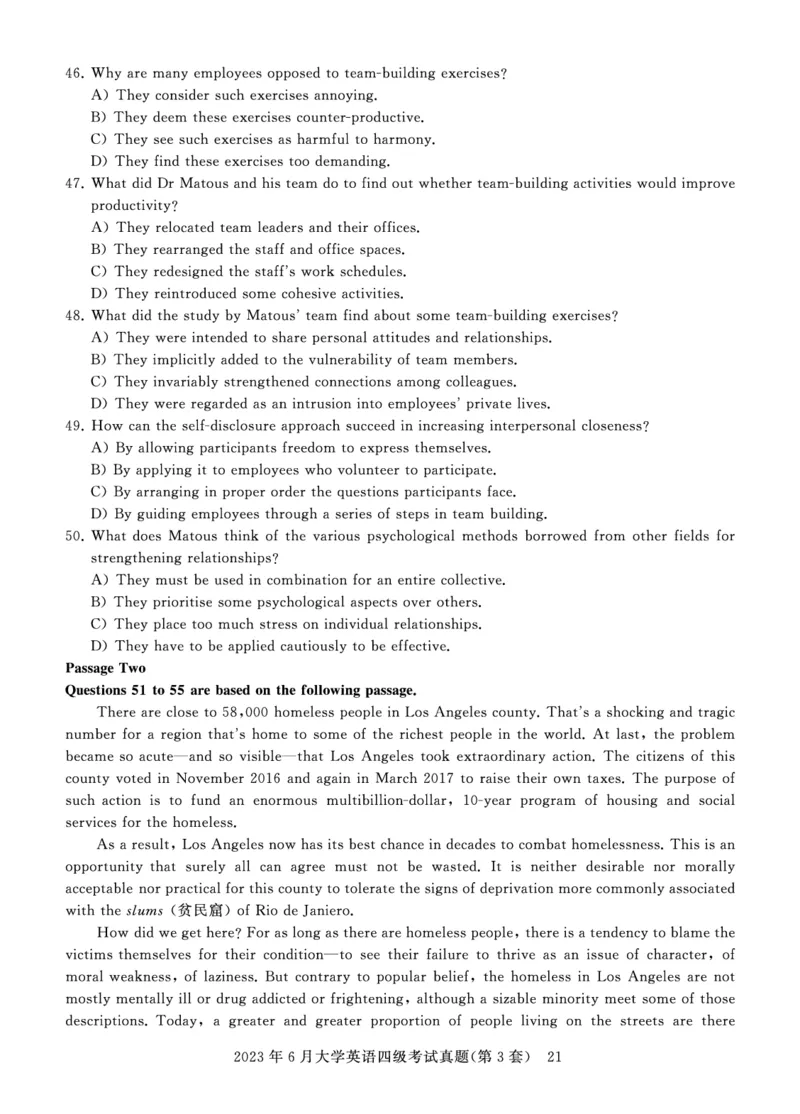 四级真题试题（23年6月）_英语四六级保存避免失效_最新更新，视频都在这_2026、6月四级速转存易和谐_0、2025年12月四级_00.学丞四级全程班刘晓燕_00讲义资料_四六级历年真题汇总