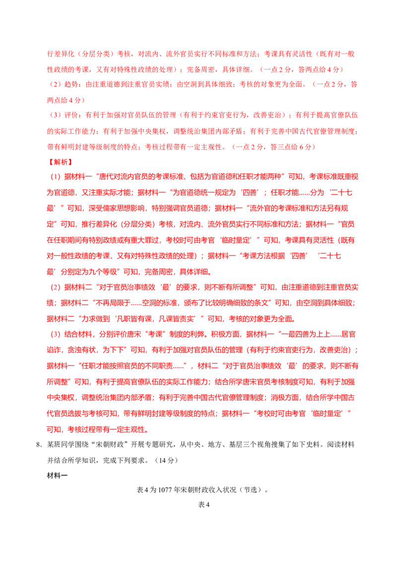 题型觉醒02历史材料解析题题思路与方法（练习）（解析版）_07高考历史_2025年新高考资料_二轮复习_01高考语文等多个文件_上好课2025年高考历史二轮复习讲练测（新高考通用）