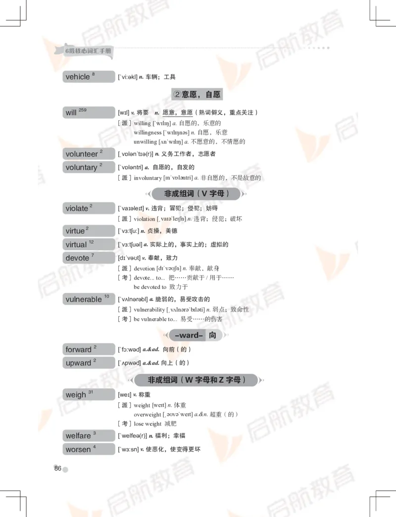 大学英语：6级核心词汇手册_英语四六级保存避免失效_最新更新，视频都在这_2026，6月六级速转存易和谐_1、2025年6月六级_13.2026六级英语刘晓燕-保命班_2025年6月晓燕6级全程班