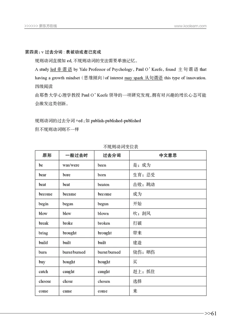 四级语法讲义_59-71_英语四六级保存避免失效_最新更新，视频都在这_2026、6月四级速转存易和谐_0、2025年12月四级_07.东方四级全程班陈志超_00.讲义_四级核心技巧讲解_四级语法
